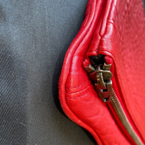 Alexander Wang Full Grain Leather Fold Over Clutch - Picture 6 of 16